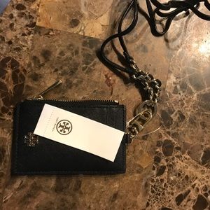 Tory Burch NWT all leather I’d holder